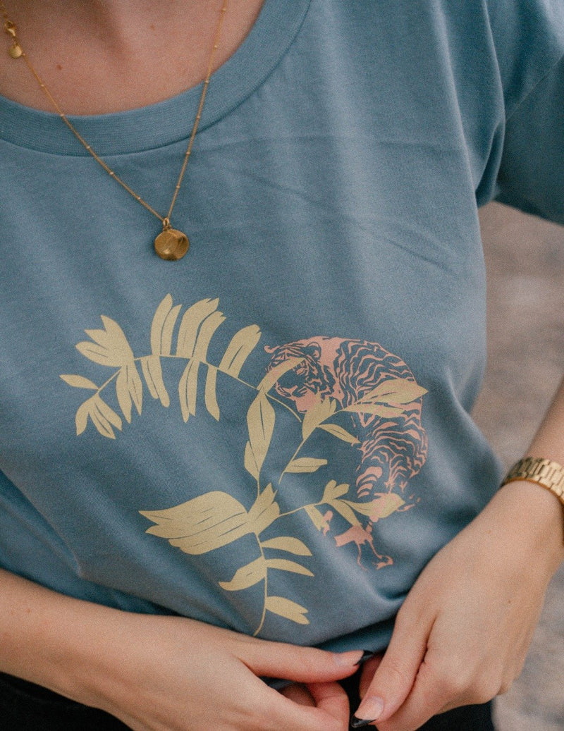 Relaxed Tee - Tiger Leaf
